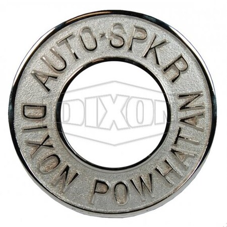 Dixon The Right Connection 24-209 Round Identification Plate, 2-1/2 x 7-5/8 in Nominal, Pipe x OD End Styl REP250AS-C